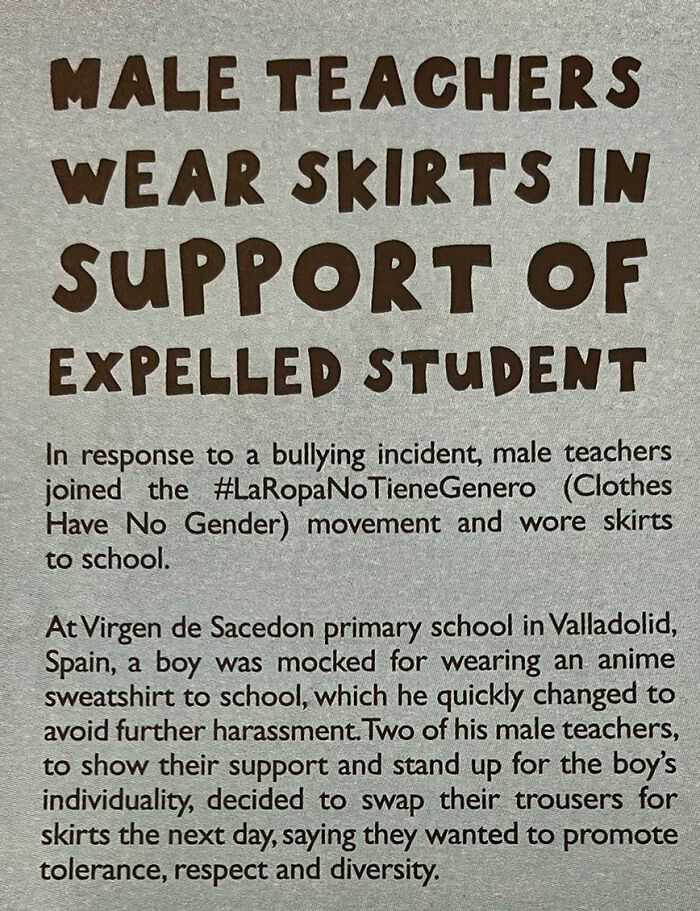 "Clothes Have No Gender": This School's Students Celebrated November 4th 'Wear A Skirt To School Day' And The Internet Is Divided
