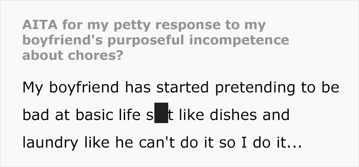 Some People Are Calling This Woman A Genius For How She Dealt With Her Lazy Boyfriend Not Doing Chores