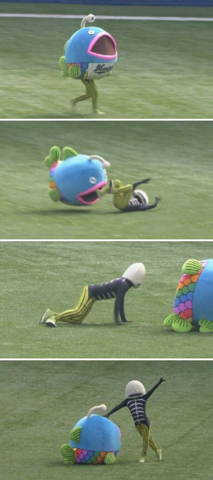 Fish Mascot Has More Layers Than It Seems