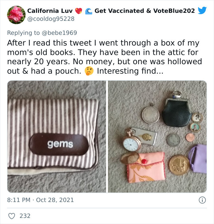 Mom Asks People Online If Her Son Is Right For Keeping The Money Found In A Book He Thrifted