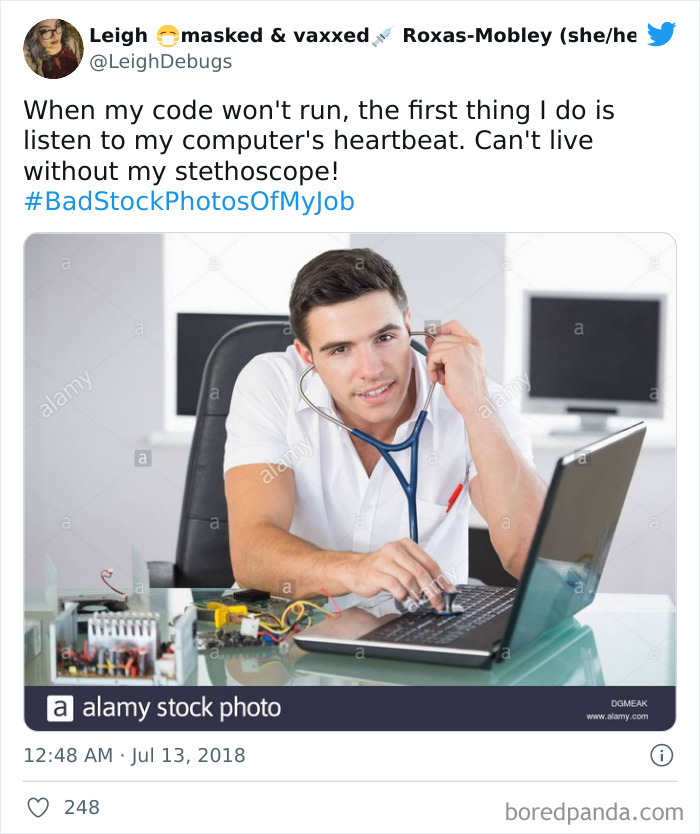 Bad Stock Photos Of My Job