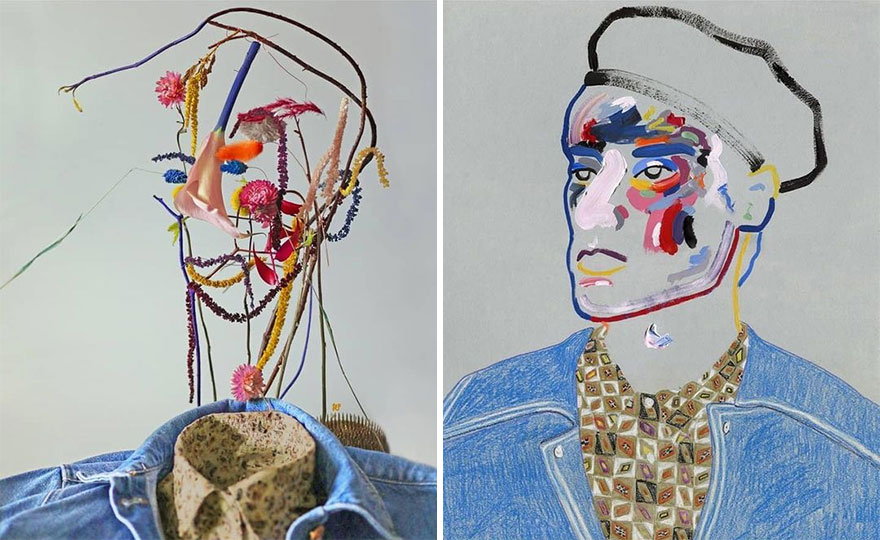 Artist Performs Floral Interpretations Of Great Works Of Art