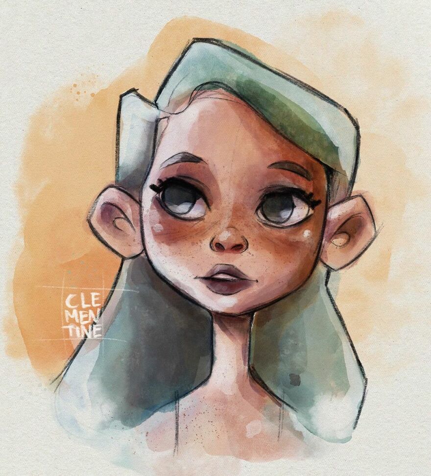 I Left My Job To Be A Full-Time Illustrator A Few Months Ago, Here Are 21 Cute Moments I Created With Watercolor And Ink