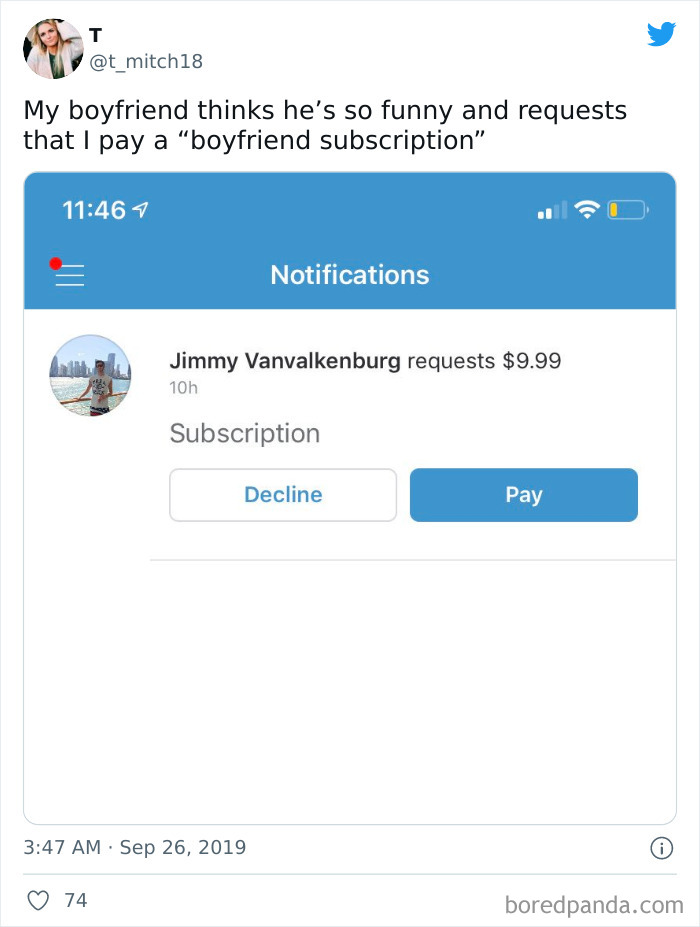 “Boyfriend Subscription”