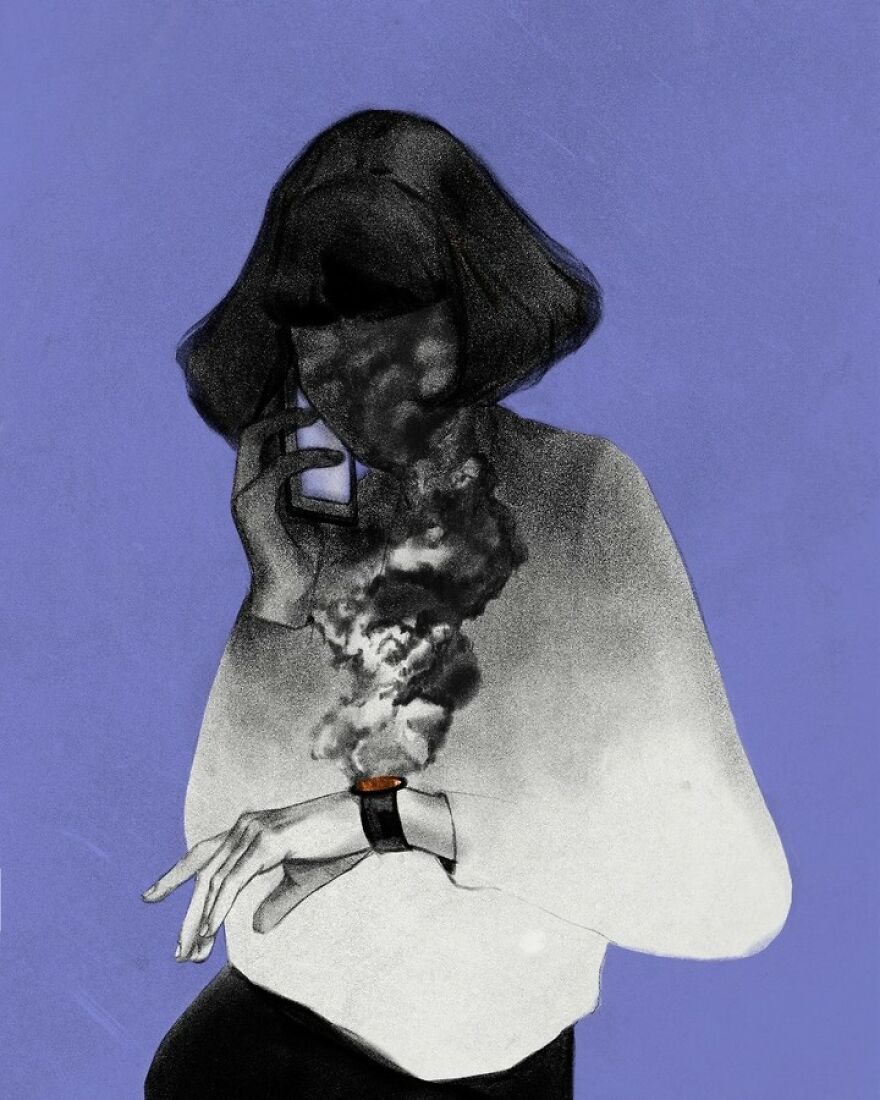 Illustration For The Sociological Study Of Milda Pivoriūtė And Karolina Poškauskaitė “When 'Too Much' And 'Somehow' Does Not Satisfy Anymore"