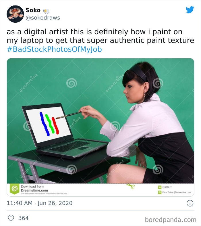 Bad Stock Photos Of My Job