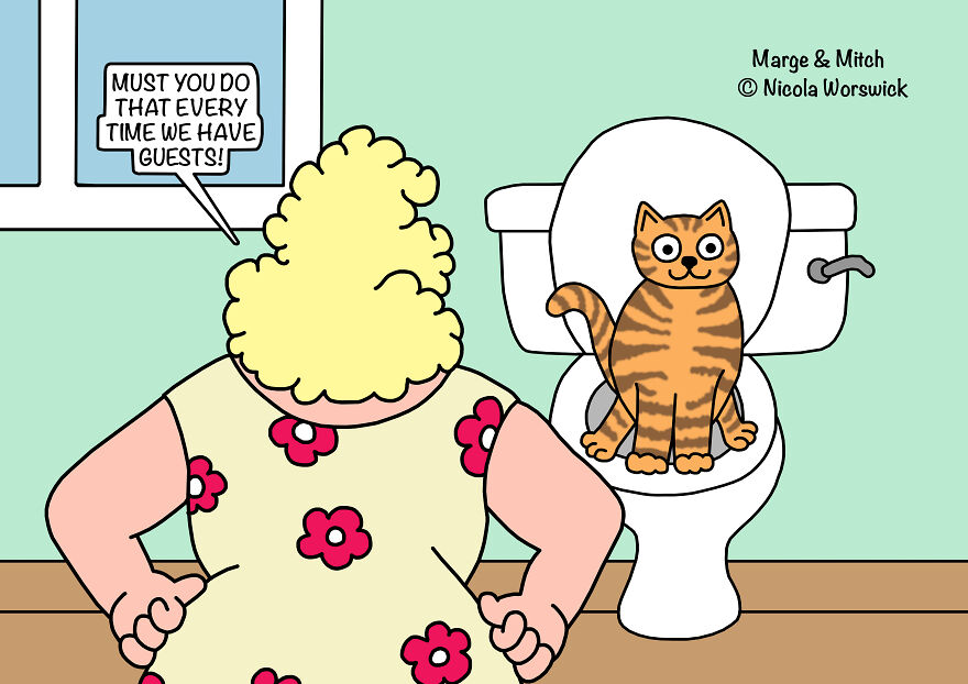 Marge And Mitch Funny Single Panel Comics