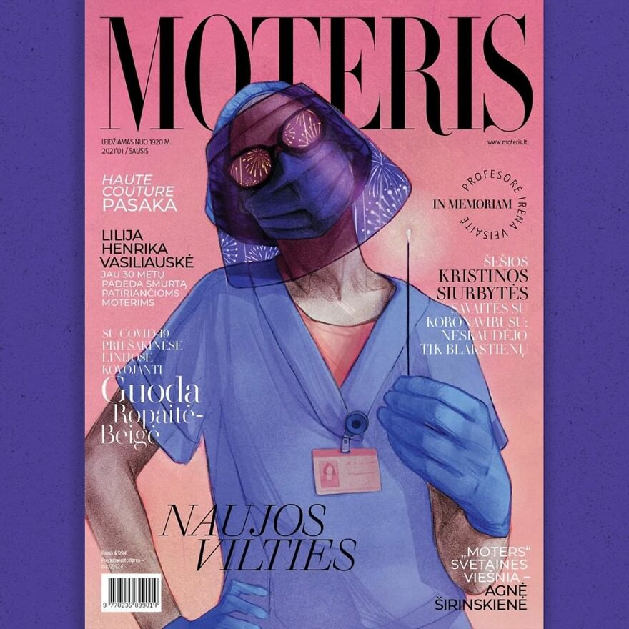 When You Work As An Editorial Illustrator In 2020 You Inevitably Add More And More Works About Corona In Your Portfolio