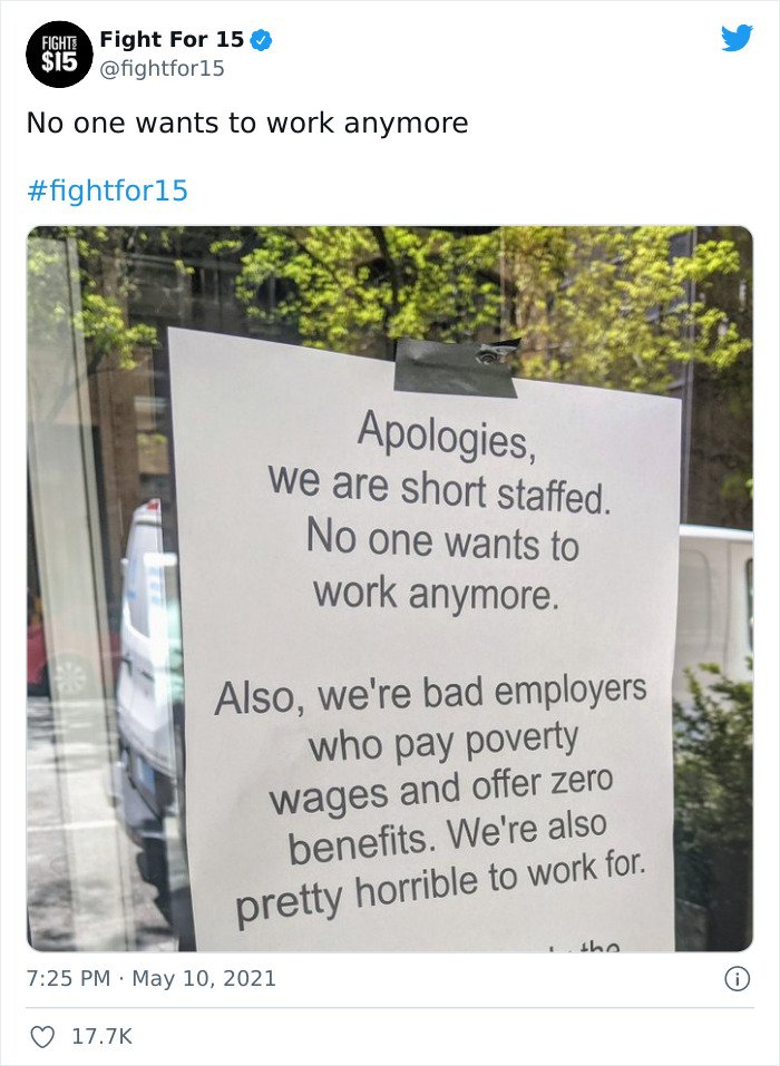 Nobody Wants To Work