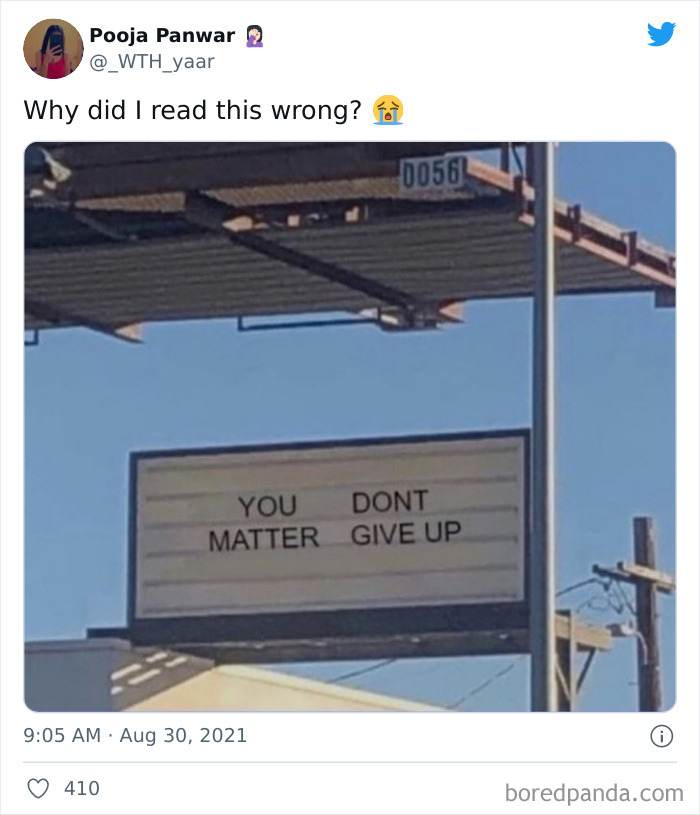 You Don't Matter Give Up