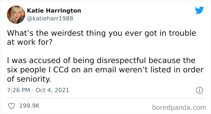 Tweet about a funny work-related email mistake shared in a collection of work-related memes from an Insta account.