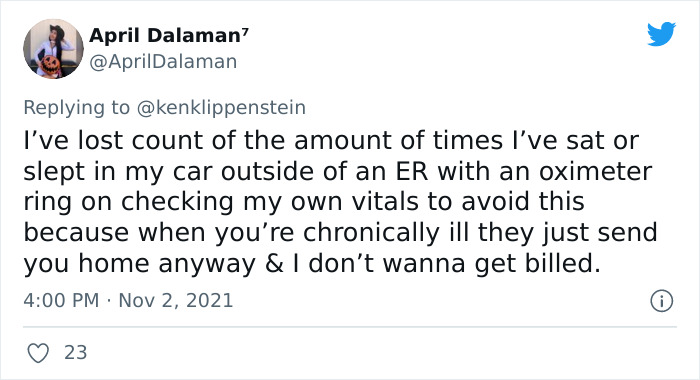 A Woman Gets Charged $700 For Coming To An ER And Sitting There For 7 Hours But Not Getting Any Treatment, Others Share Similar Stories