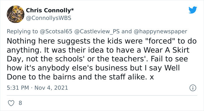 "Clothes Have No Gender": This School's Students Celebrated November 4th 'Wear A Skirt To School Day' And The Internet Is Divided