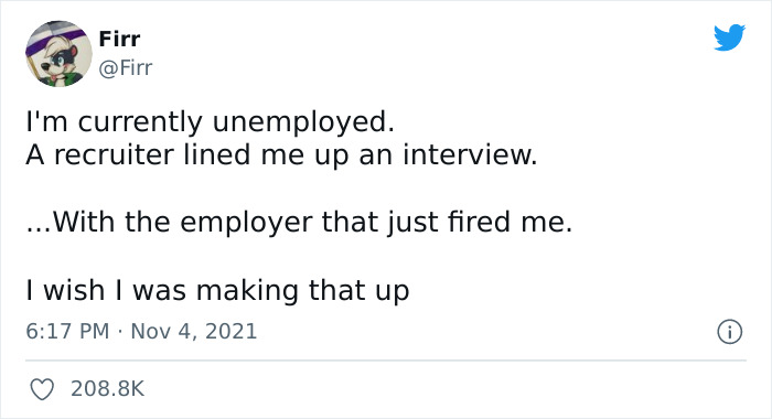 Guy Got An Interview With The Company He Had Just Been Fired From, Shares How It Went In Funny Live-Tweeting