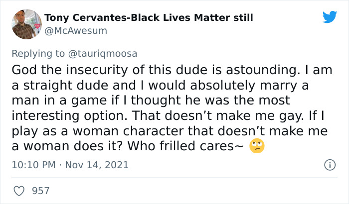 Girl Marries A Woman In A Video Game, Her Boyfriend Loses It