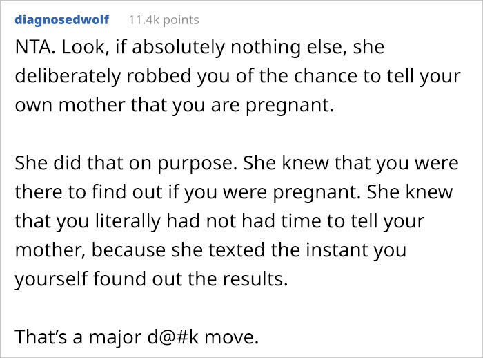Woman Reported Her Clinic Receptionist After She Disclosed Her Pregnancy To Her Mom Via Text