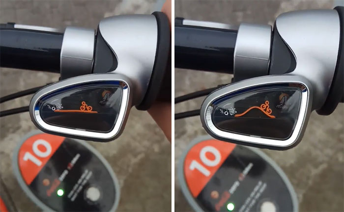 This Bike's Gear Shifting Visual Aid