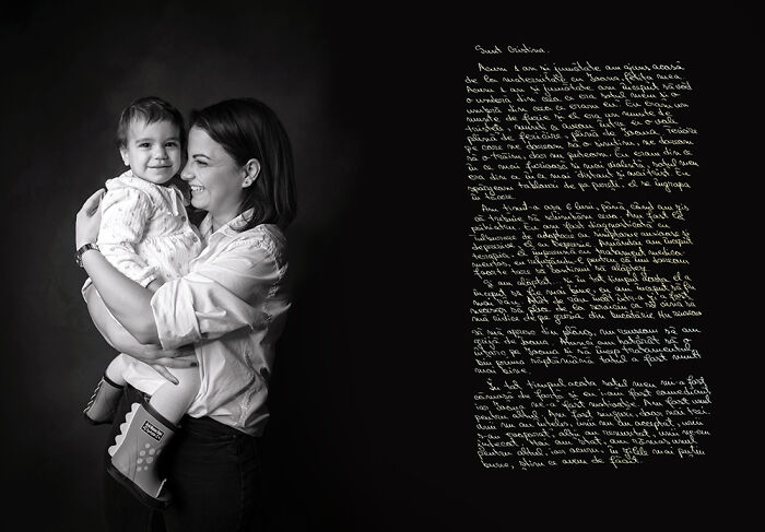 Mother holding her child closely in a postpartum photography project revealing the emotional challenges of motherhood.
