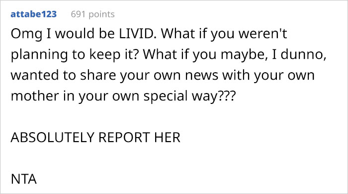 Woman Reported Her Clinic Receptionist After She Disclosed Her Pregnancy To Her Mom Via Text