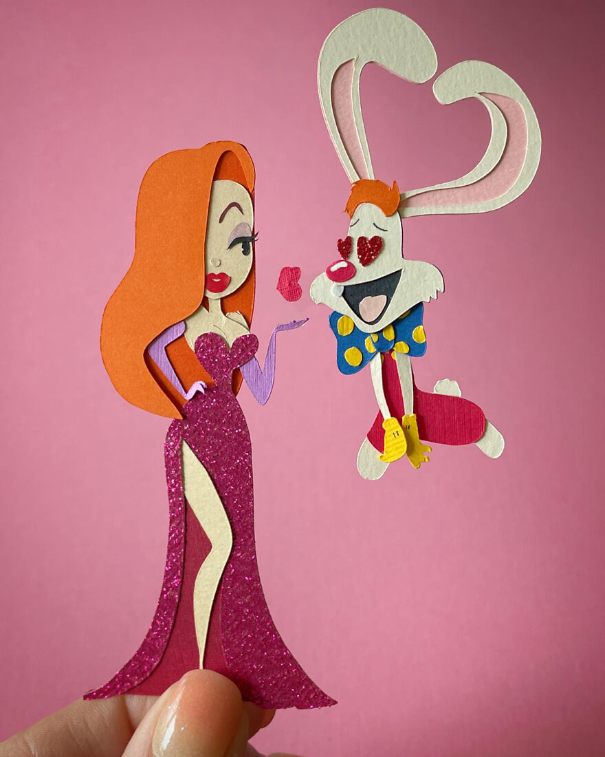 J - Jessica Rabbit