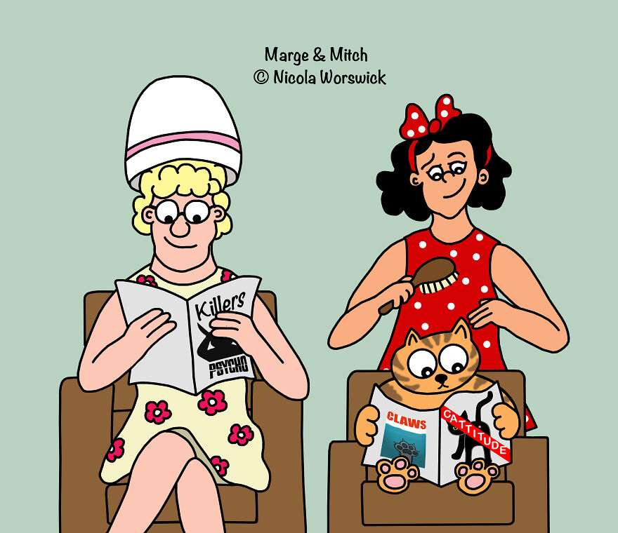 Marge And Mitch Funny Single Panel Comics