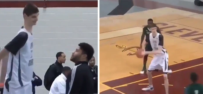 Robert Bobroczky 7' Tall At 12 Years Of Age And 7'7" At 16 Years