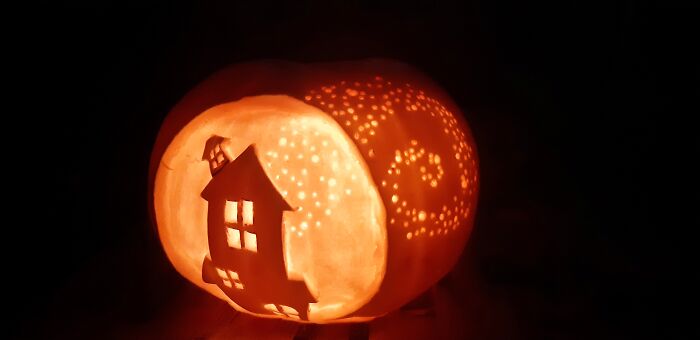 We Try New Techniques Decorating Pumpkins Every Year