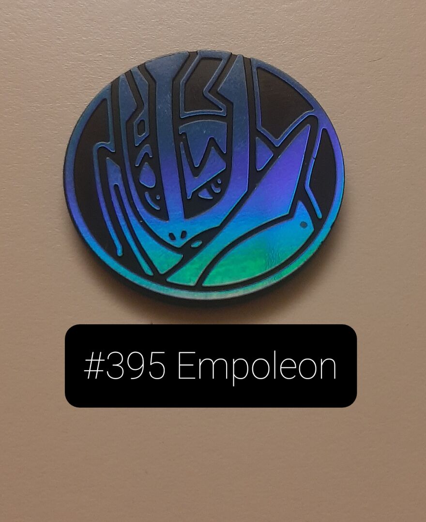 I Took Pictures Of 19 Unique Pokemon Coins That Were Reflected By The Light