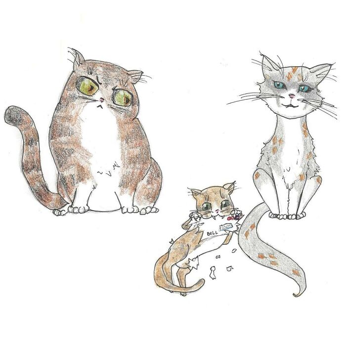 Poison Ivy, Eleven, And Harleyquinn In Crayon