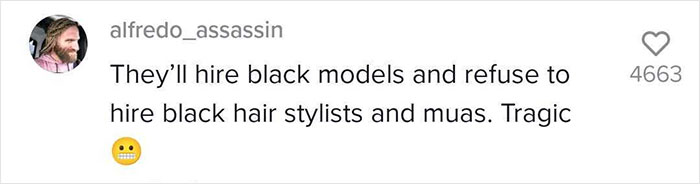 Black Top Model Redid Her Own Makeup And Hair 10 Minutes Before Walking The Runway Because The Makeup Artists Failed