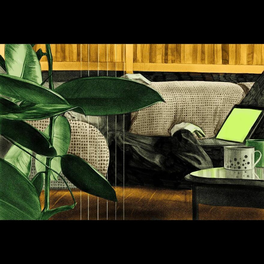 "S Writting His Thesis." Personal Work