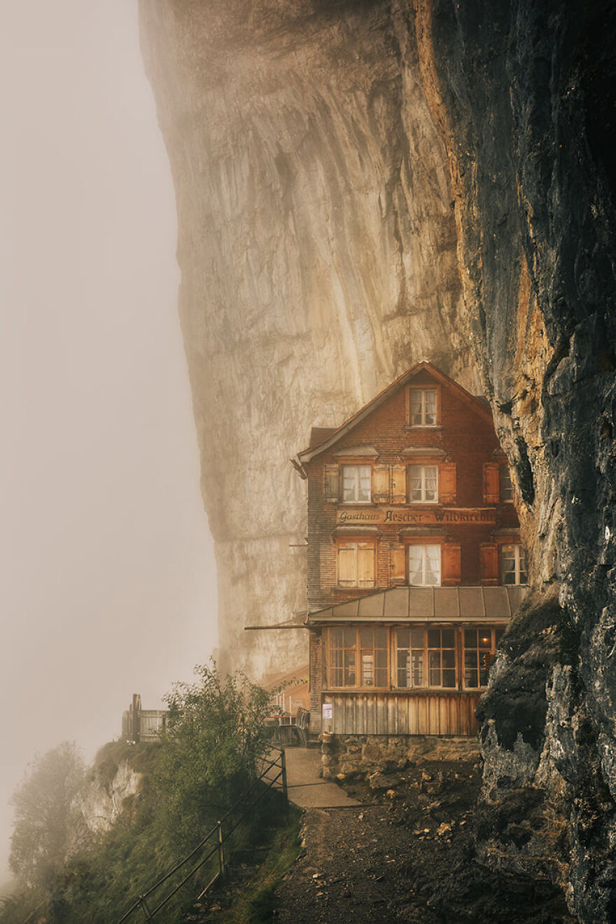 After A Long Day Hike In The Fog I Finally Made It To Heaven.