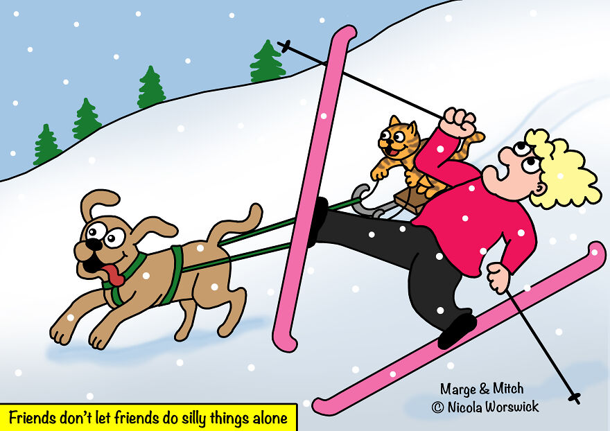 Marge And Mitch Funny Single Panel Comics