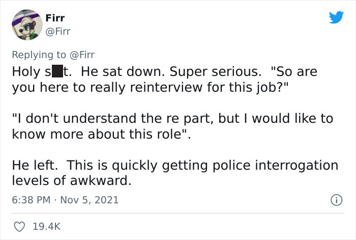 Guy Got An Interview With The Company He Had Just Been Fired From, Shares How It Went In Funny Live-Tweeting