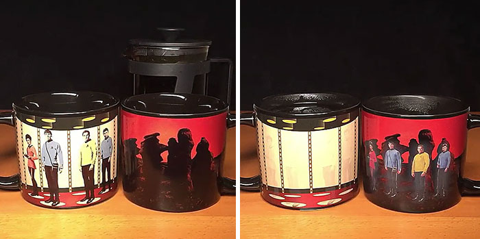 Thermochromic Star Trek Mugs