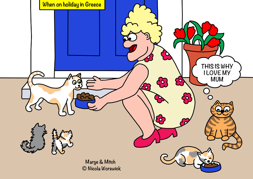 Marge And Mitch Funny Single Panel Comics