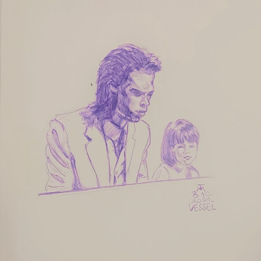 31 Drawings Inspired By Nick Cave For This Year's Inktober