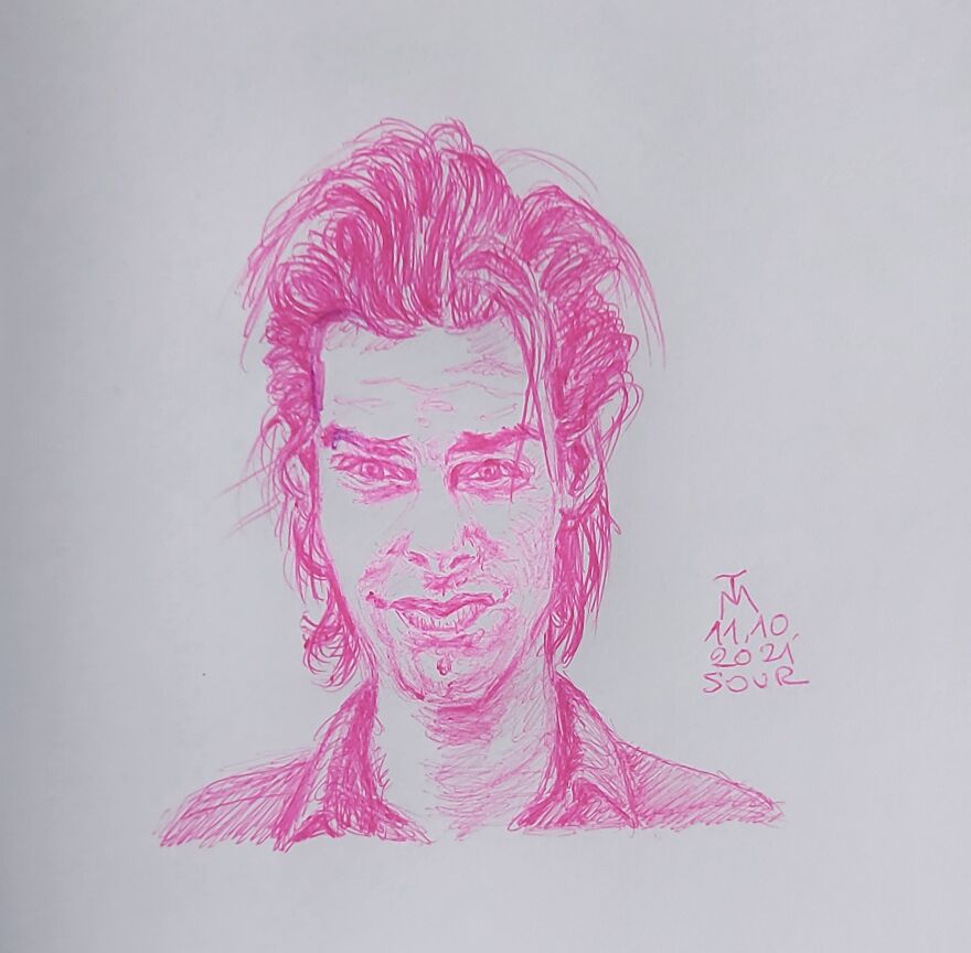 31 Drawings Inspired By Nick Cave For This Year's Inktober