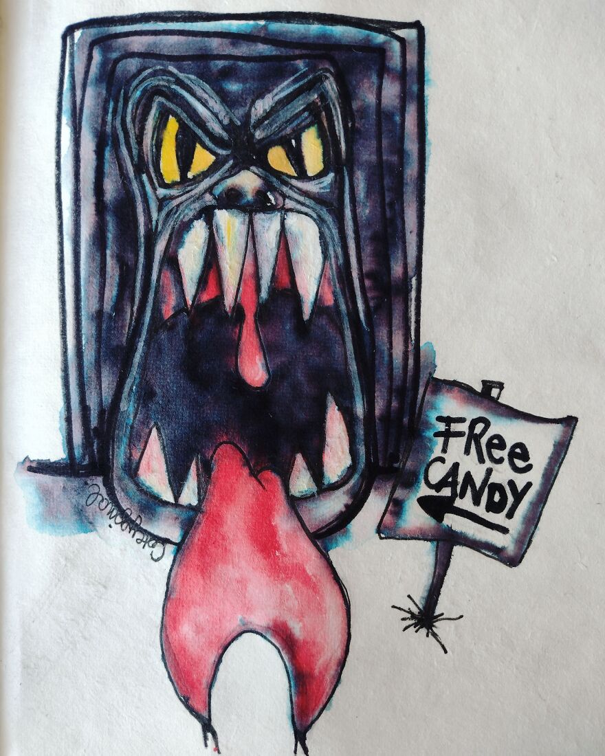 I Gave Myself An Extra Challenge For This Year's Inktober... I Gave Myself An Extra Challenge For This Year's Inktober...