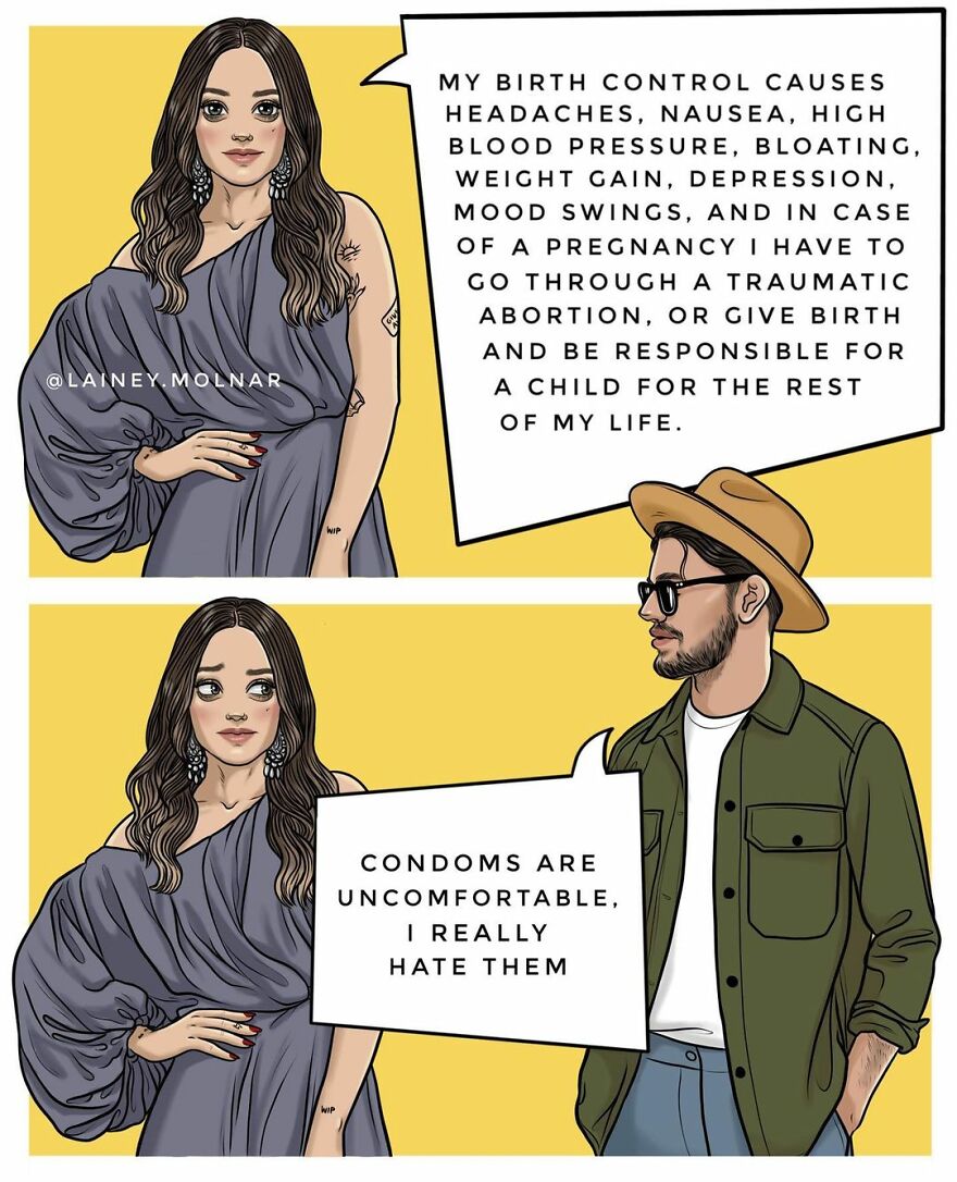 Lainey Molnar comics about birth control 