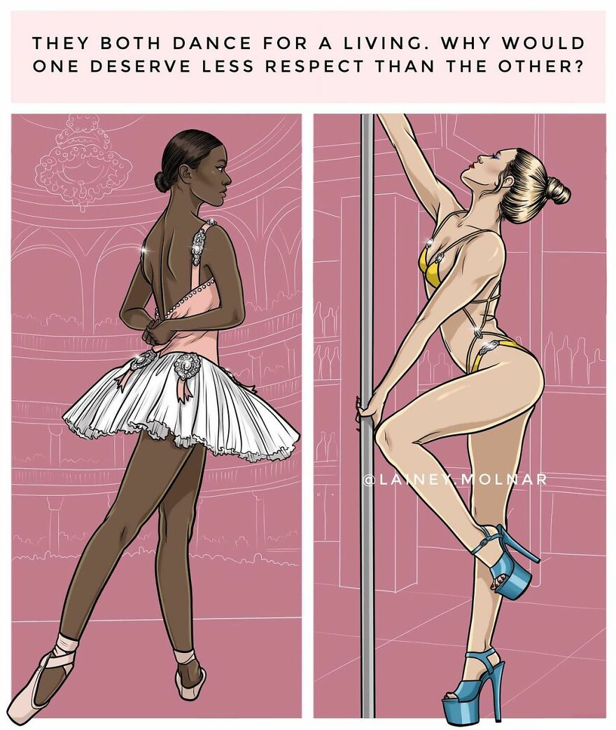 Lainey Molnar comics about dancing 