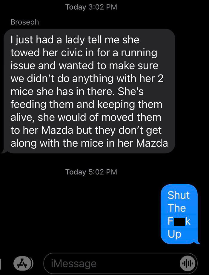 My Brother Is An Advisor At A Honda Dealer. Just Texted Me This…