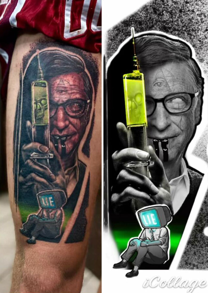 A Better Than Average Antivaxx Tattoo