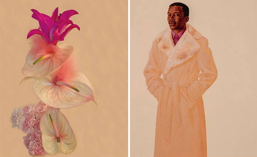 Artist Performs Floral Interpretations Of Great Works Of Art