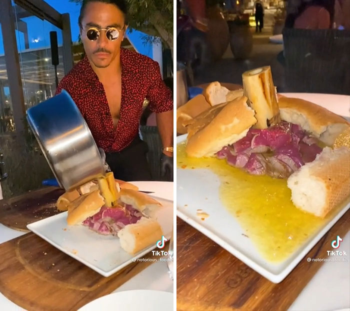 Meat Fondue With S**tty Bread