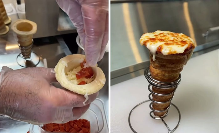Pizza In A Cone