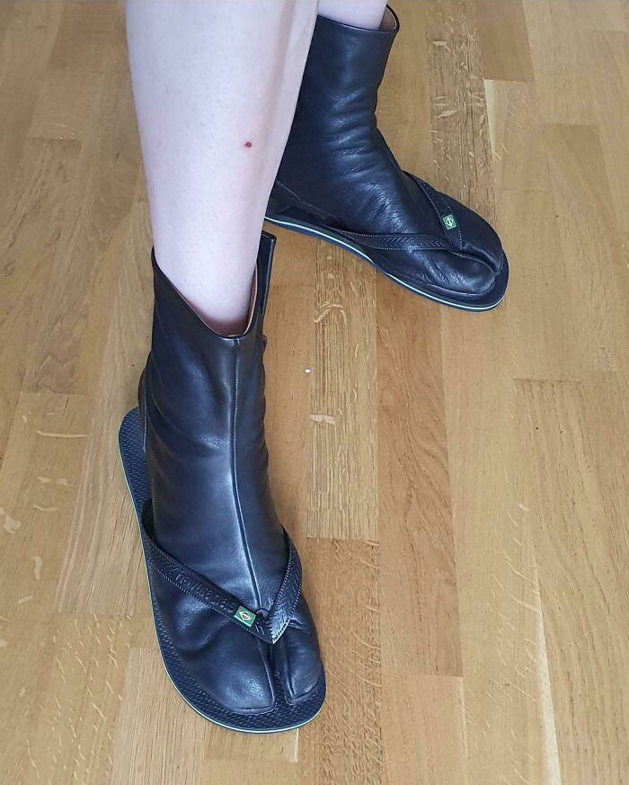 Boots With Flip Flops