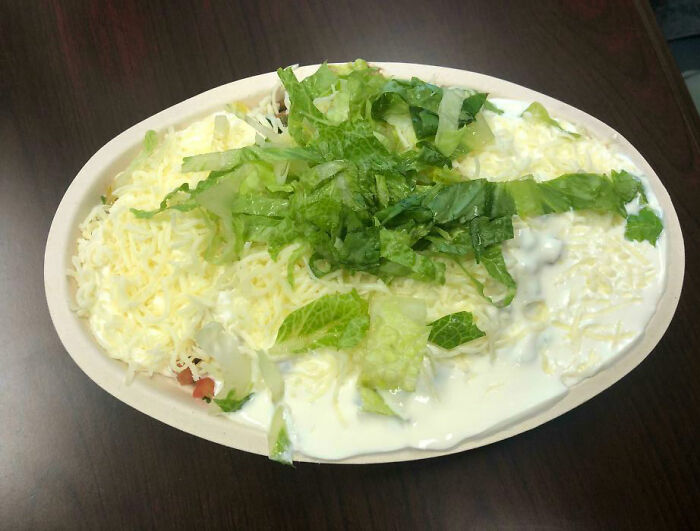 Asked For Extra Sour Cream, Got A Swamp