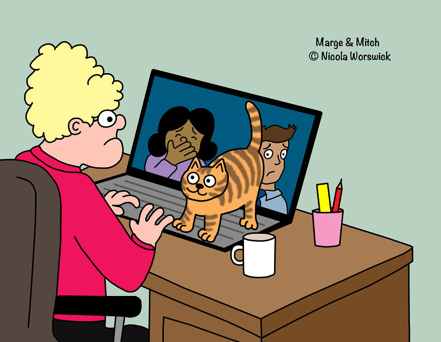 Marge And Mitch Funny Single Panel Comics