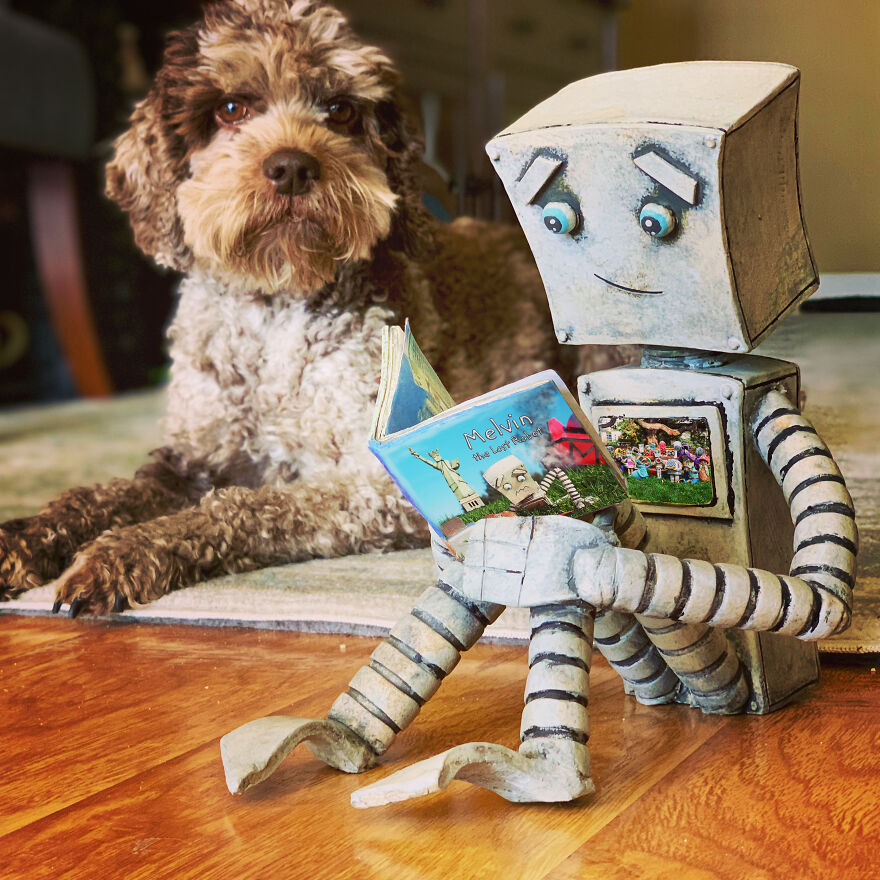 I Use My Ceramic Robot Sculptures To Tell Longer Narratives About Kindness, And What It Really Means To Be Super.